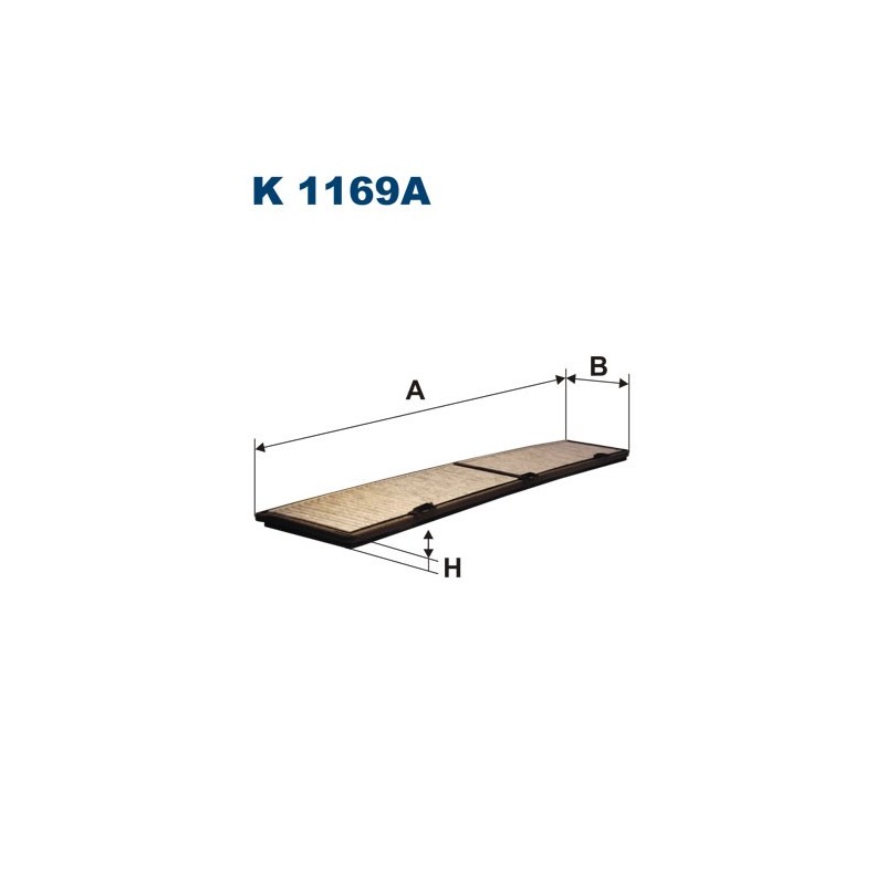 K1169A Filtr Kabinowy Filtron