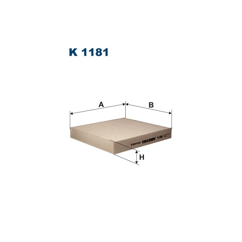 K1181 Filtr Kabinowy Filtron