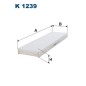 K1239 Filtr Kabinowy Filtron