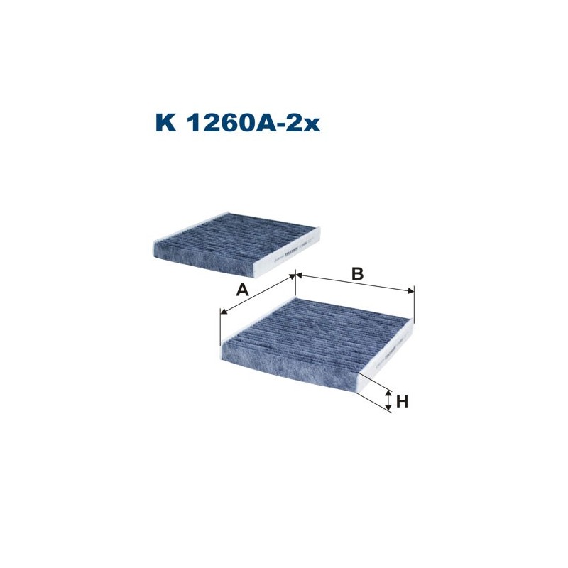 K1260A2x Filtr Kabinowy Filtron