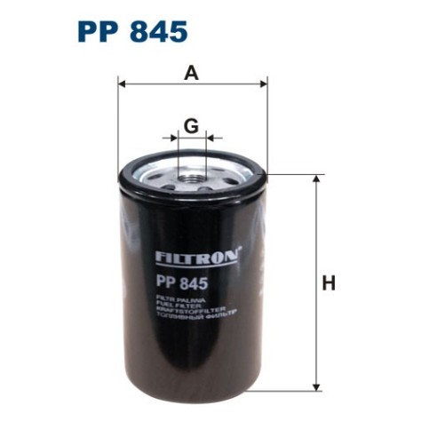 Filtr Paliwa Filtron PP 845