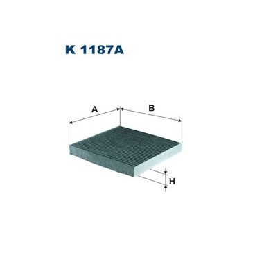 FILTRON K 1187A, Honda 80292-SEC-A01, Accord VIII (03-), Accord IX (08-), Civic VIII, Civic IX, CR-V III, CRV IV, Legend