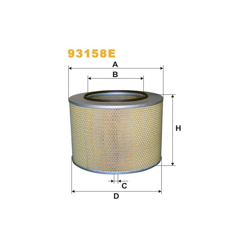 93158E Filtr Powietrza Wix