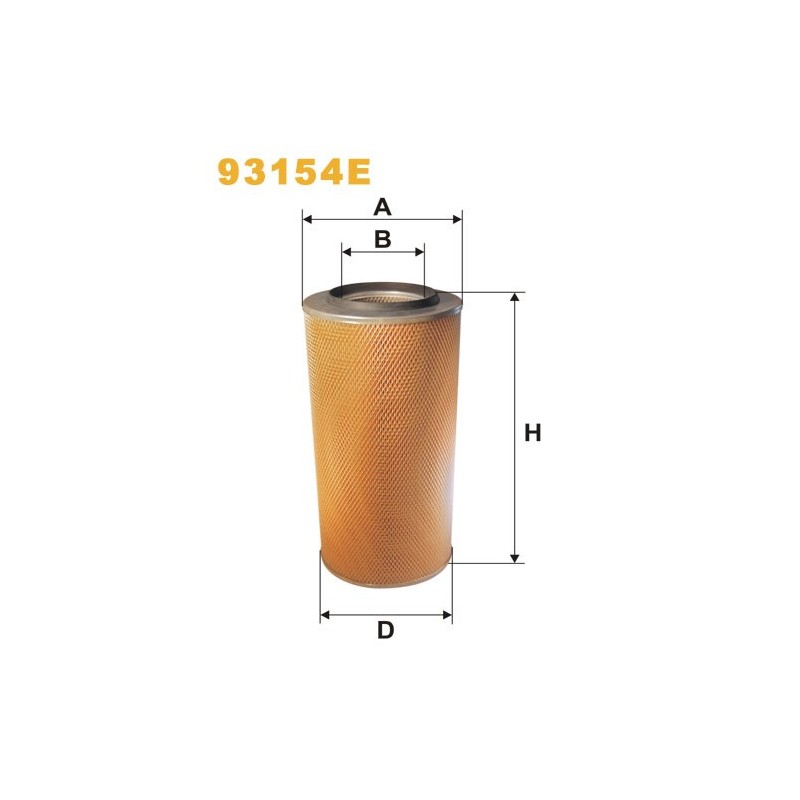 93154E Filtr Powietrza Wix