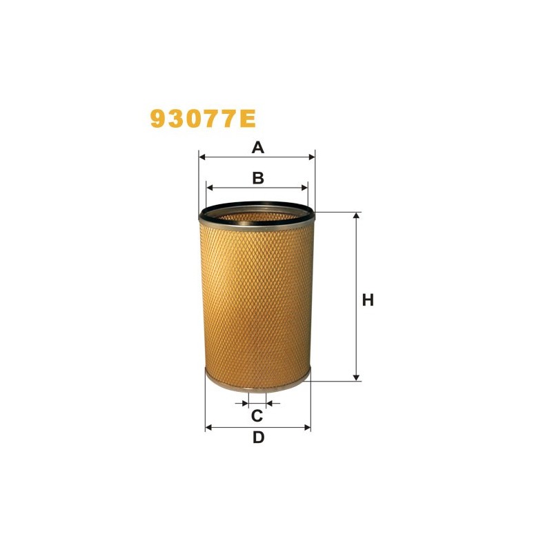 93077E Filtr Powietrza Wix