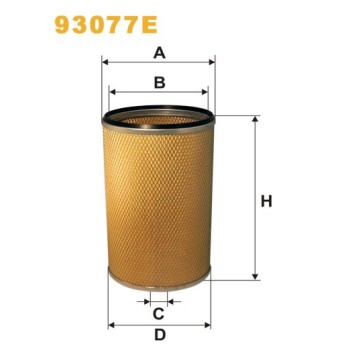 93077E Filtr Powietrza Wix