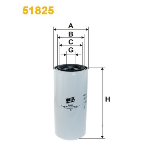 51825 Filtr Oleju Wix