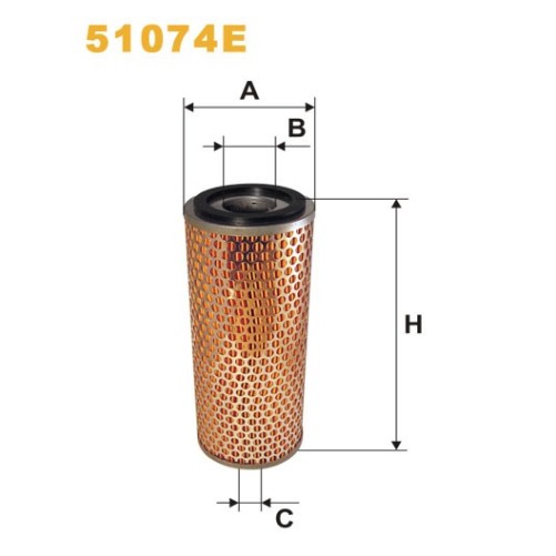 51074E Filtr Oleju Wix