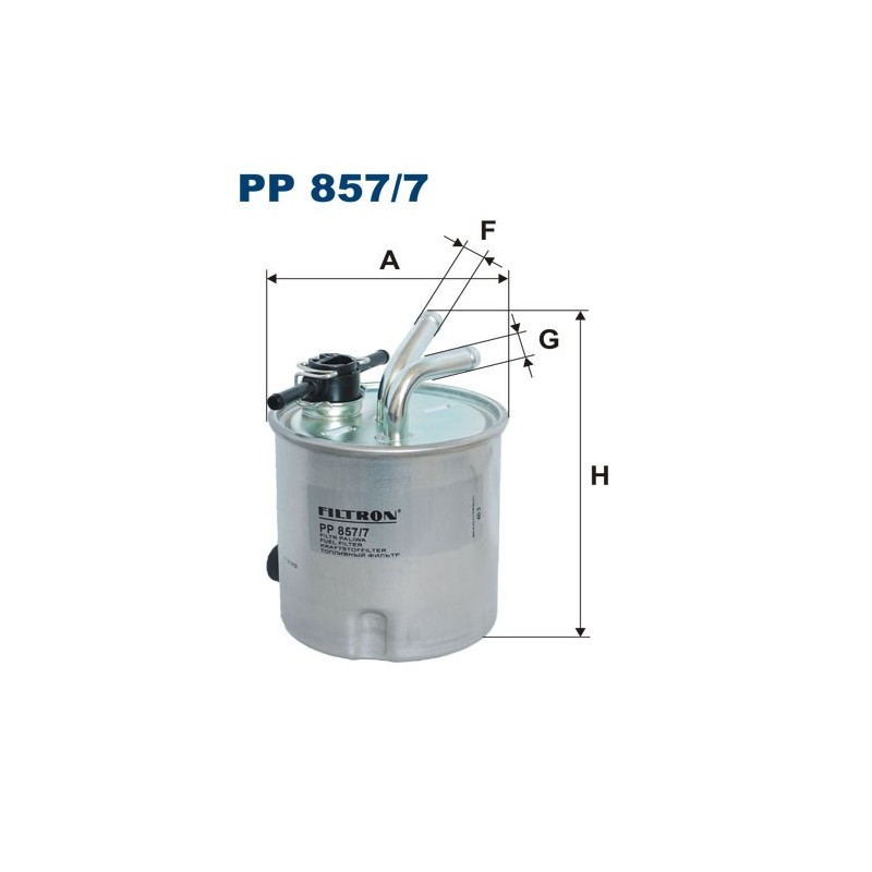 PP857/7 Filtr Paliwa Filtron