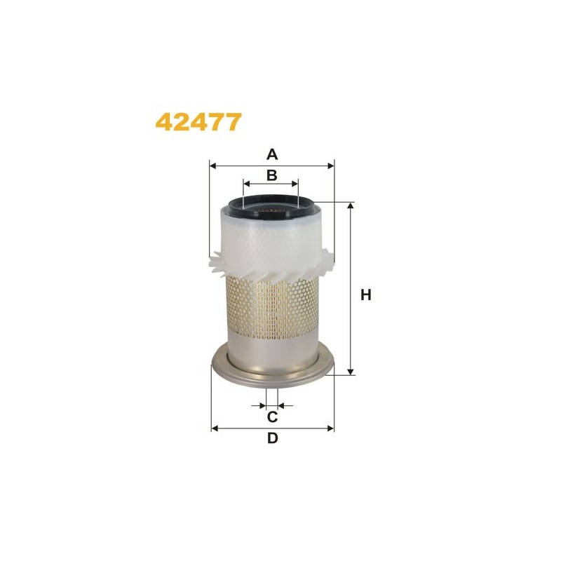 42477 Filtr Powietrza Wix
