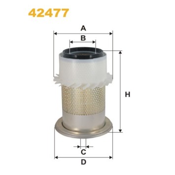 42477 Filtr Powietrza Wix