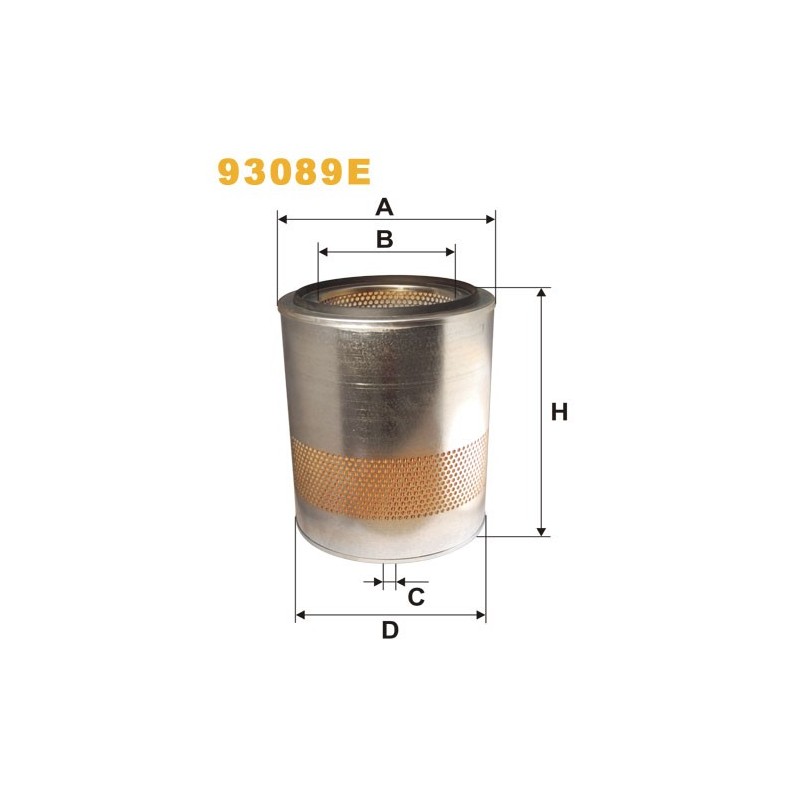 93089E Filtr Powietrza Wix