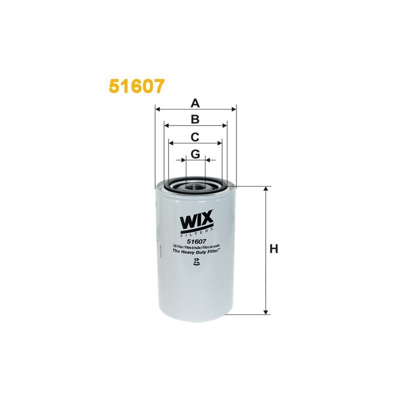 51607 Filtr Oleju Wix