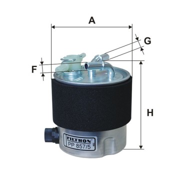 Filtr Paliwa Filtron PP857/5