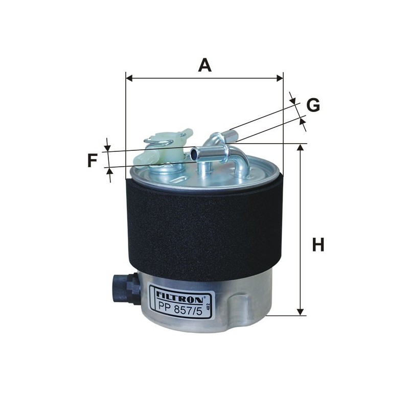 PP857/5 Filtr Paliwa Filtron