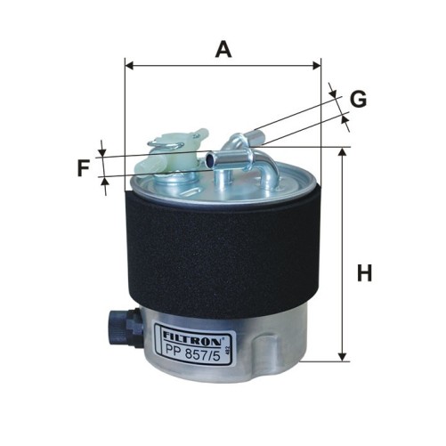 Filtr Paliwa Filtron PP857/5