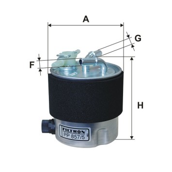 Filtr Paliwa Filtron PP857/5