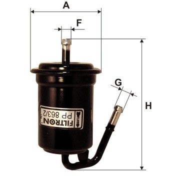 Filtr Paliwa Filtron PP863/2