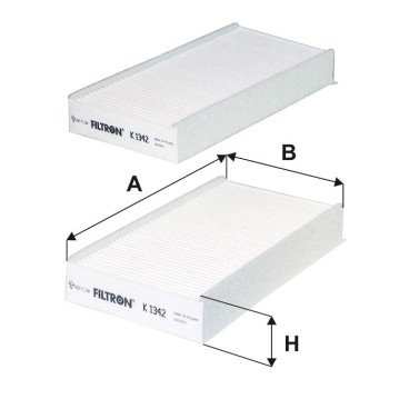 K1342-2X Filtr Kabinowy Filtron