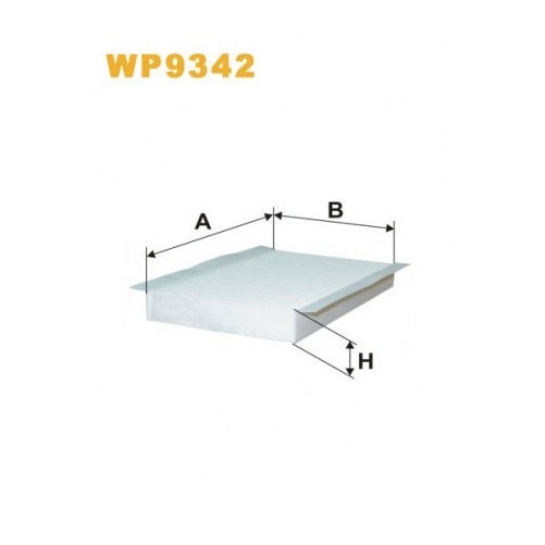 WP9342 Filtr Kabinowy Wix