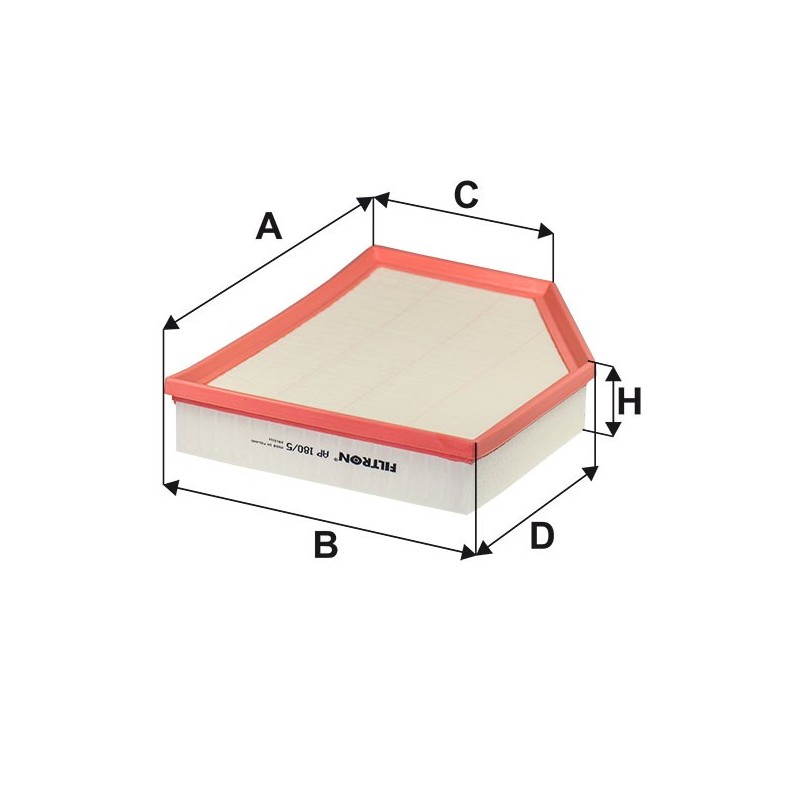 AP 180/5 Filtr Powietrza Filtron AP 180/5 Filtr Powietrza Filtron