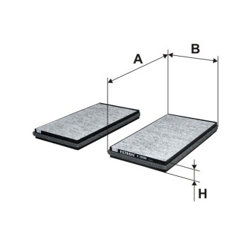 K 1160A-2X Filtr Powietrza Filtron
