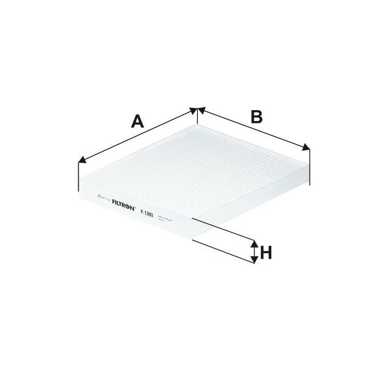 K 1381 Filtr Powietrza Filtron