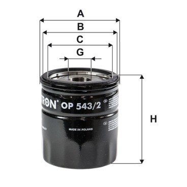 OP 543/2 Filtr oleju Filtron