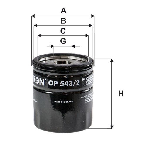 OP 543/2 Filtr oleju Filtron