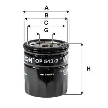 OP 543/2 Filtr oleju Filtron