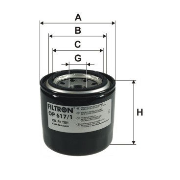 OP 617/1 Filtr OLeju Filtron