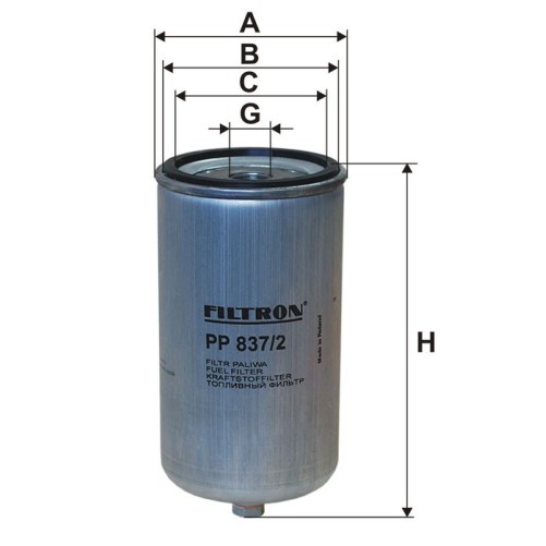PP 837/2 Filtr paliwa Filtron
