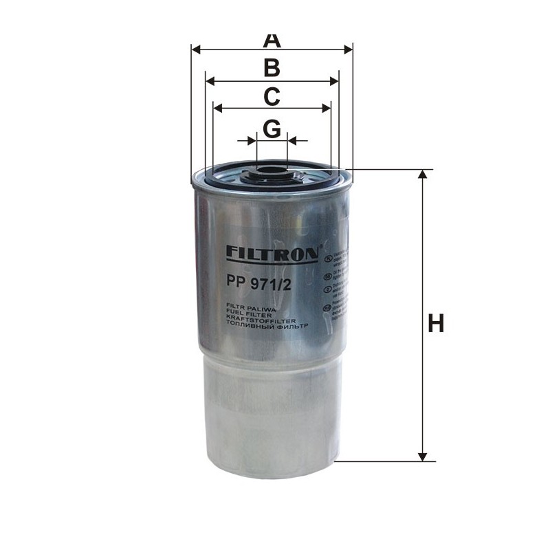 PP 971/2 Filtr Paliwa Filtron