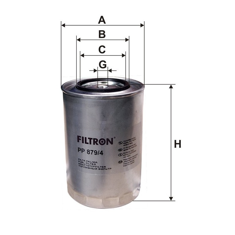 PP879/4 Filtr paliwa Filtron