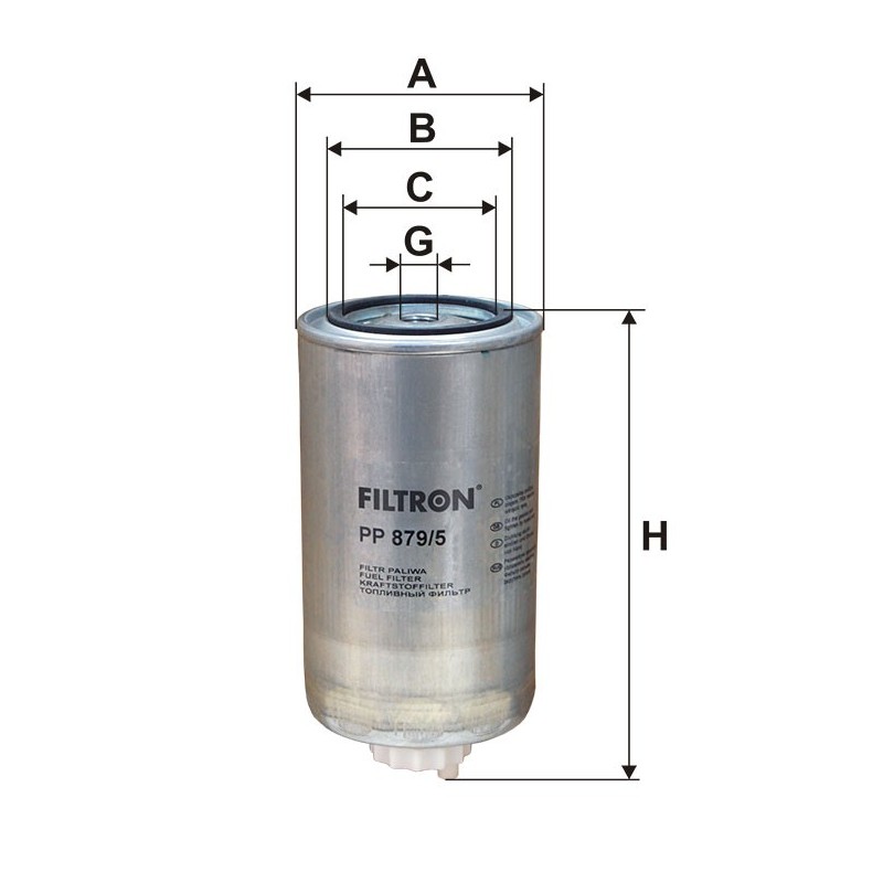 PP879/5 Filtr paliwa Filtron