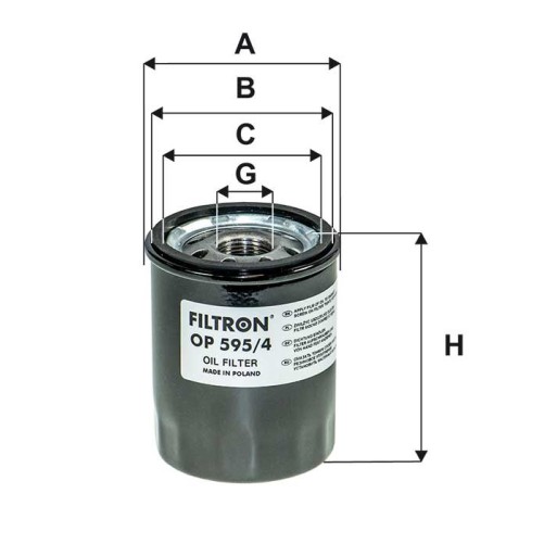 OP 595/4 Filtr oleju Filtron