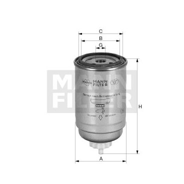 WDK724/5 Filtr Oleju MANN