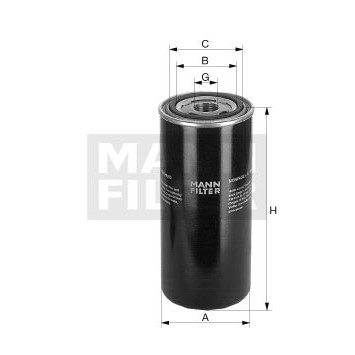 WD940 Filtr Oleju MANN