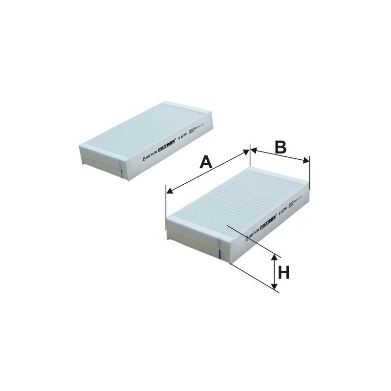 K1279-x2 Filtr powietrza FILTRON K1279-x2 Filtr powietrza FILTRON