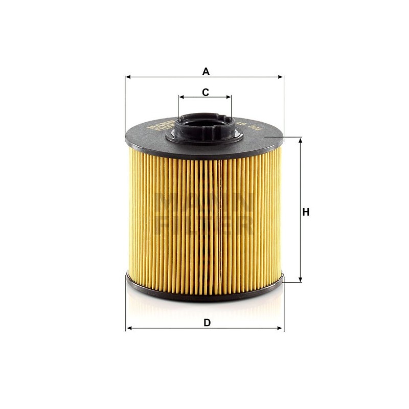 PU10004z Filtr paliwa MANN