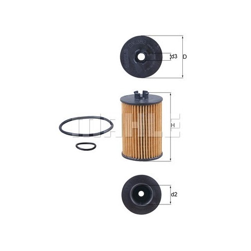 OX203D ECO Filtr Oleju