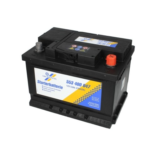 Akumulator CARTECHNIC 12V 53Ah/470A (P+) 242x175x175 B13 - ULTRA POWER - CART553400047
