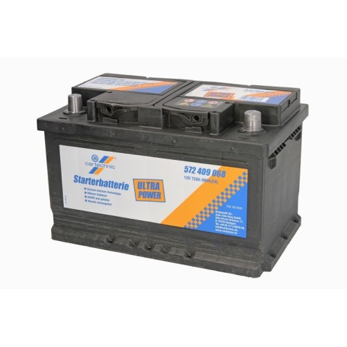 Akumulator CARTECHNIC 12V 72Ah/680A (P+) 278x175x175 B13 - ULTRA POWER - CART572409068