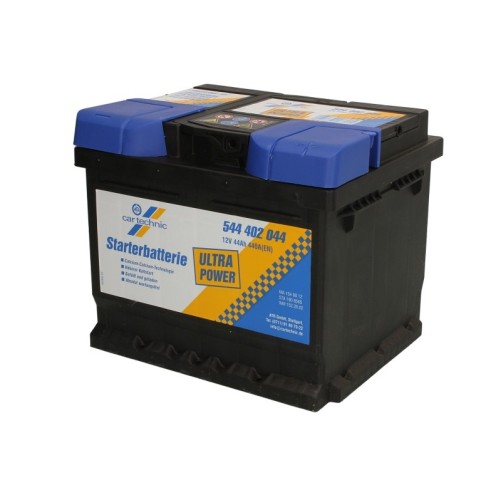 Akumulator CARTECHNIC 12V 44Ah/440A (P+) 207x175x175 B13 - ULTRA POWER - CART544402044