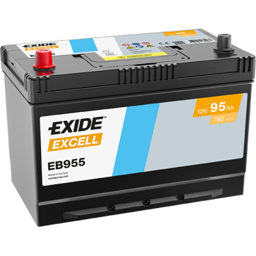 Akumulator EXIDE 12V 95Ah/760A (L+) 306x173x222 B01 - EXCELL - EB955