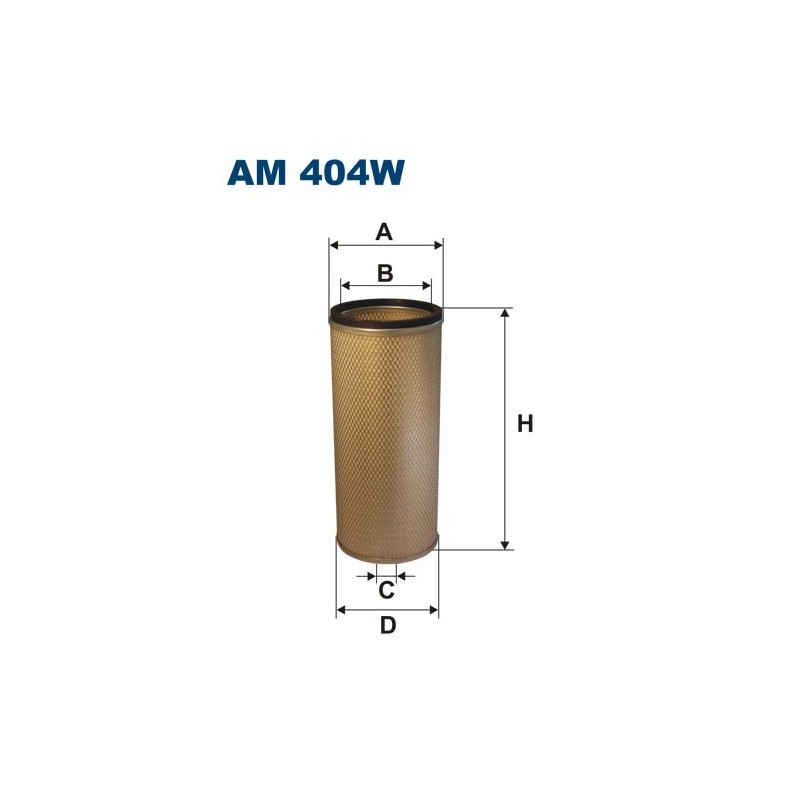 AM404W Filtr Powietrza Filtron
