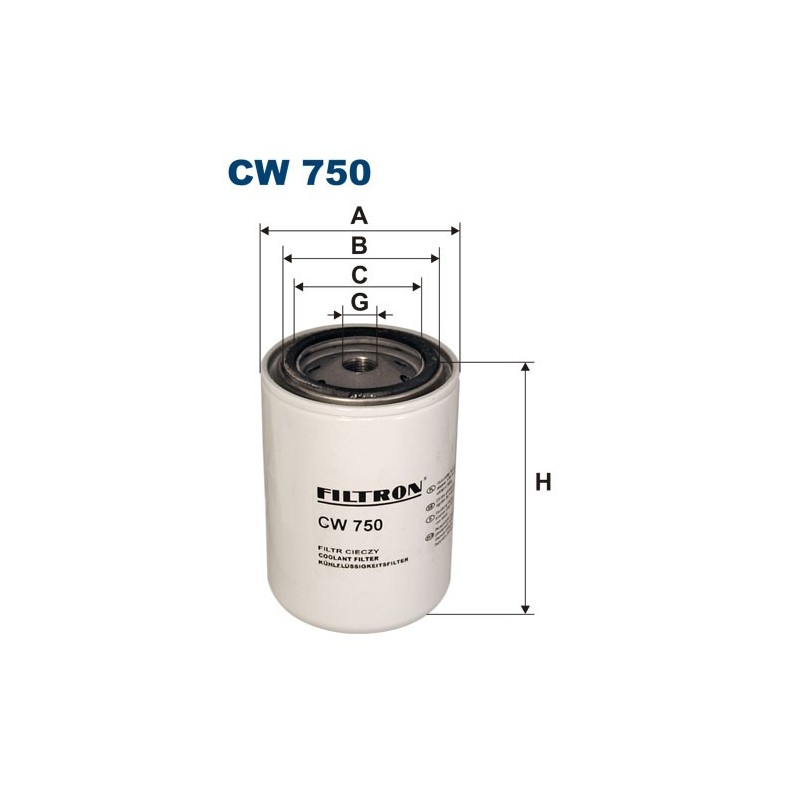 CW750 Filtr Cieczy Filtron