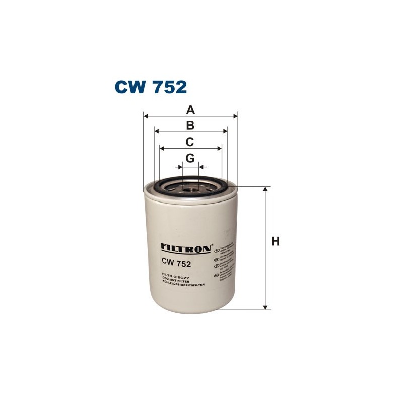 CW752 Filtr Cieczy Filtron