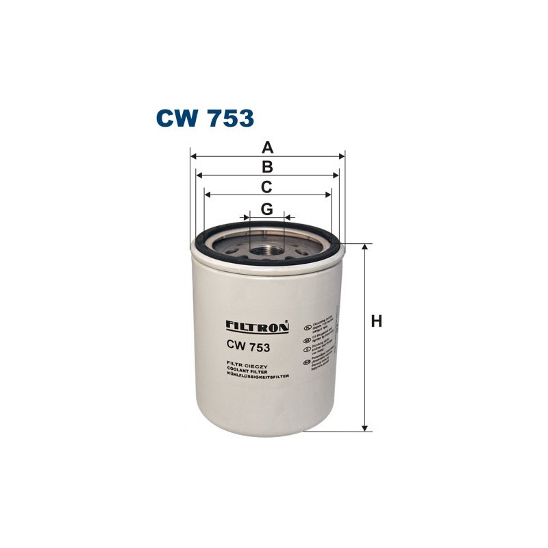 CW753 Filtr Cieczy Filtron