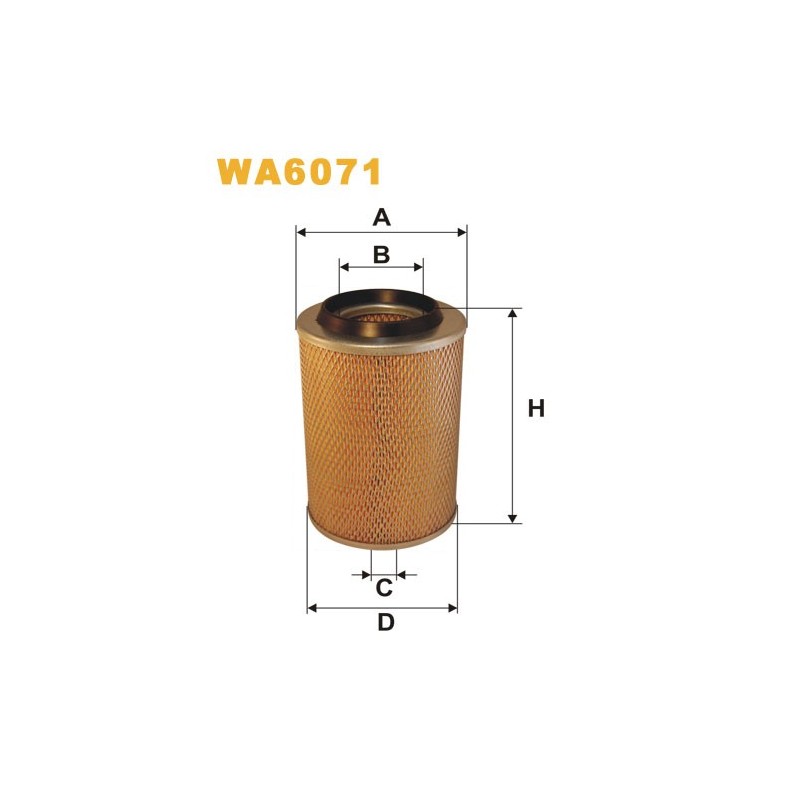 42350E Filtr Powietrza Wix